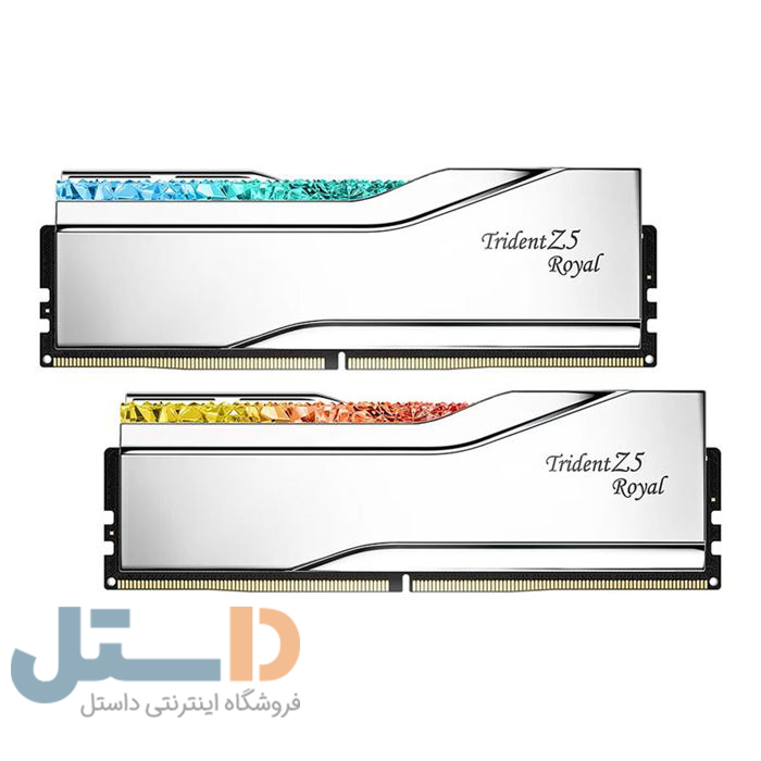 رم کامپیوتر جی اسکیل Trident Z5 Royal Silver RGB 6400Mhz ظرفیت 32 گیگابایت -gallery-2 - https://www.dostell.com/